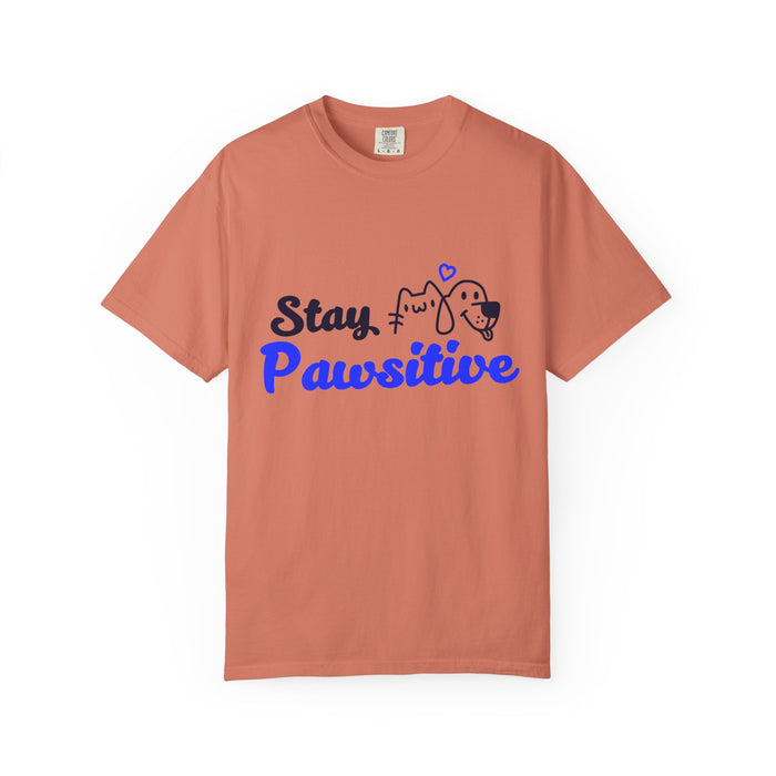 Stay Pawsitive T-Shirt — Cute Dog Graphic Tee for Dog Lovers